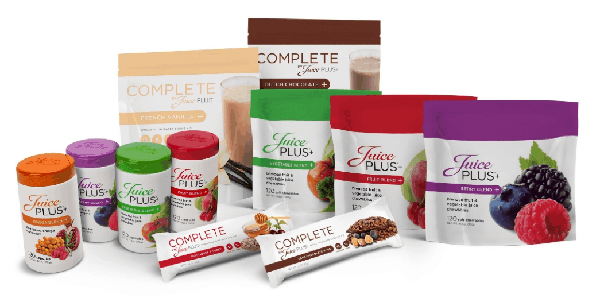 picture of the product line from Juice Plus